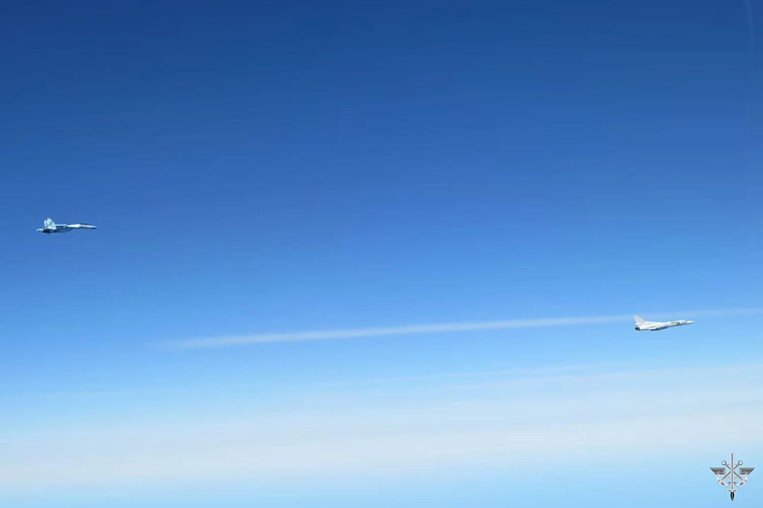 NATO fighters intercept Russian Tu-22M3 bombers and Su-30 Su-35 fighters over Baltic Sea April 20 2026 — six nations scrambled