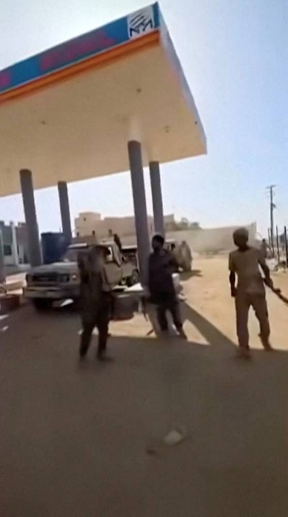 Armed members of an unidentified group gathering in Kidal, Mali, April 25 2026