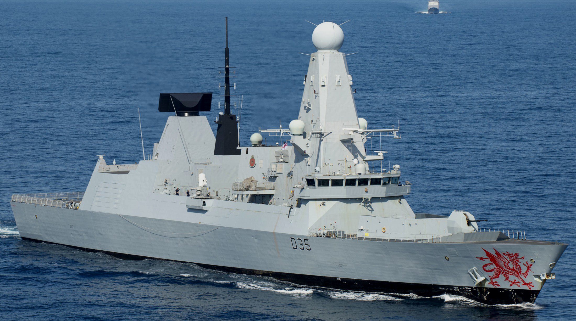 HMS Dragon D35 Type 45 destroyer Royal Navy eastern Mediterranean 2026