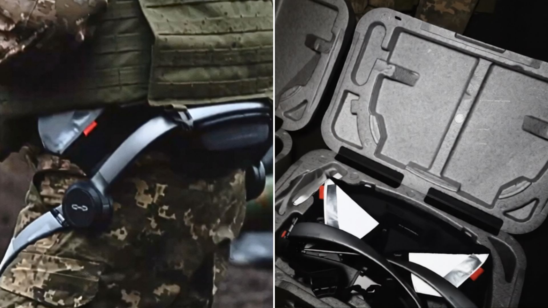 Military exoskeleton soldier combat load carrying technology Ukraine 2026